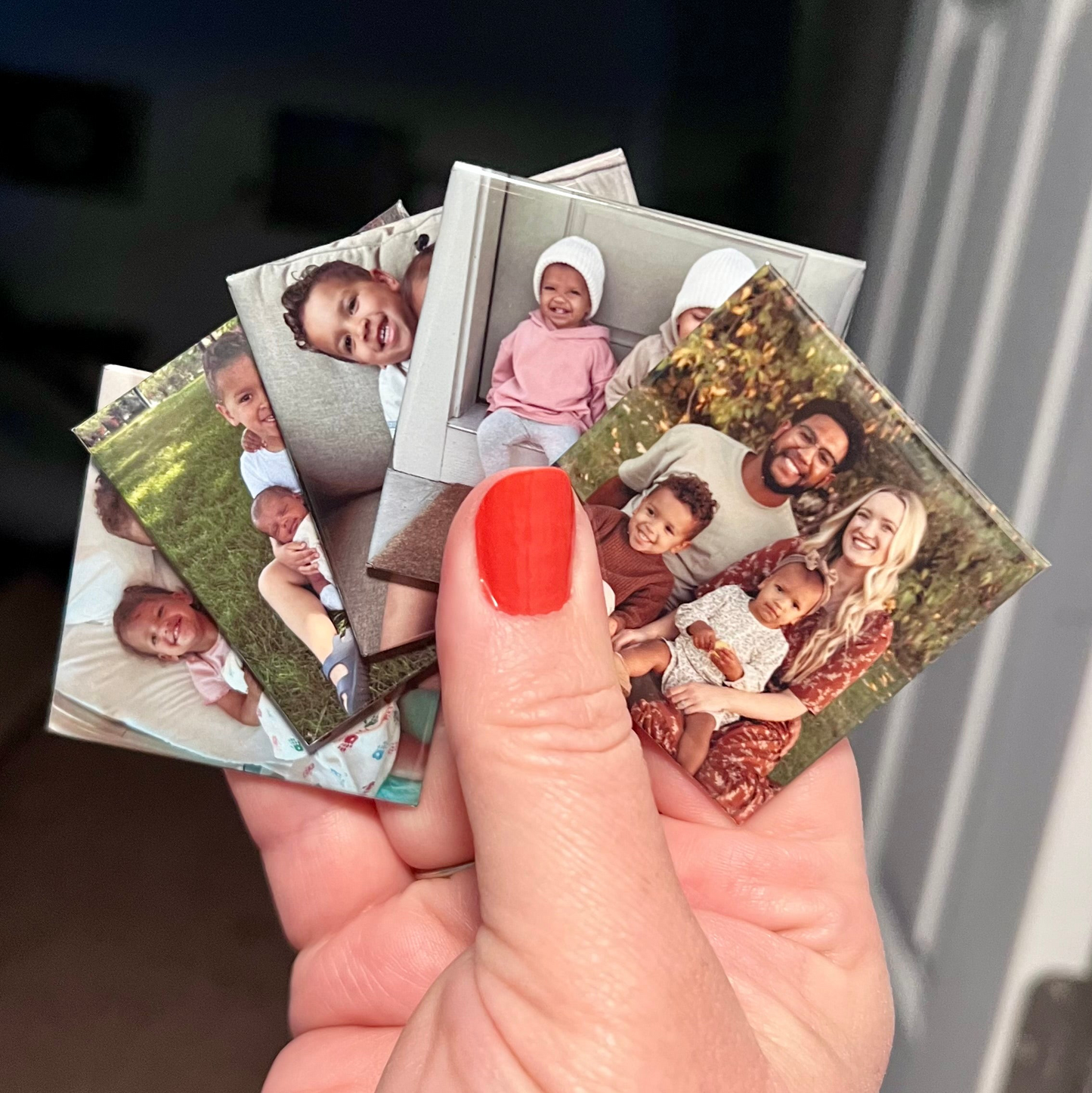 2"x2" Custom Photo Magnets - set of 5
