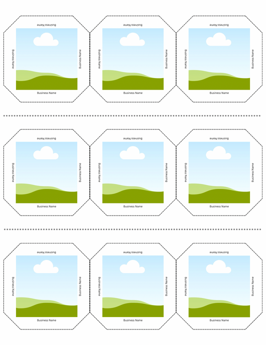2”x2” Custom Magnet Template