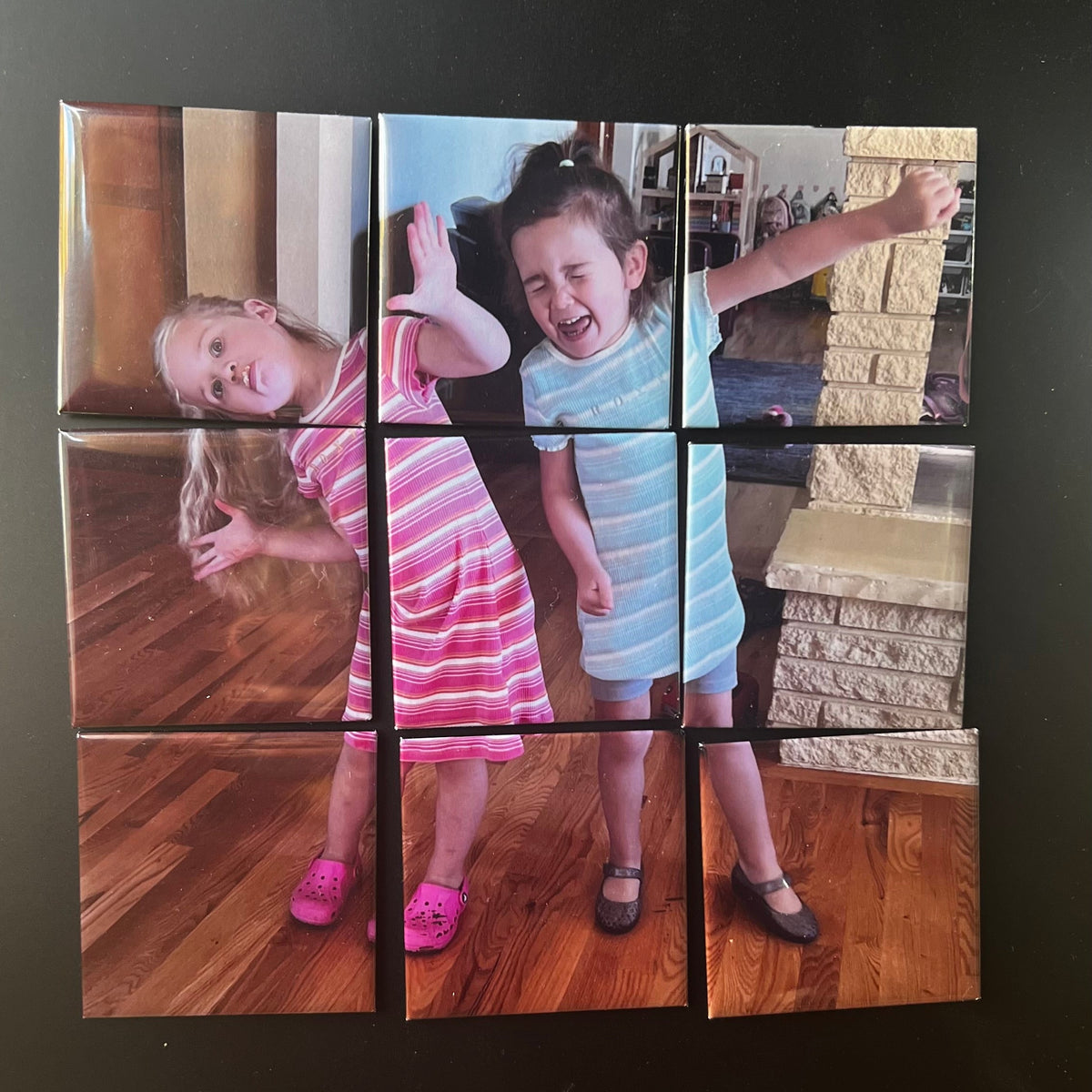 2"x2" 9 Piece Custom Photo Puzzle Magnet
