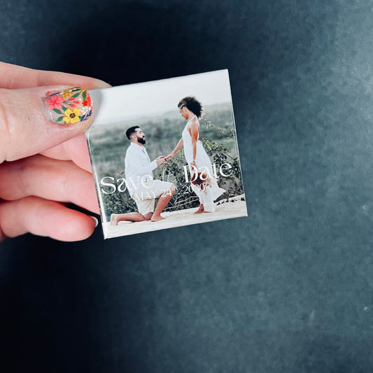 Save the Date 2"x2" Magnets