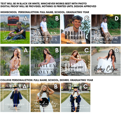 Graduation Photo Magnets