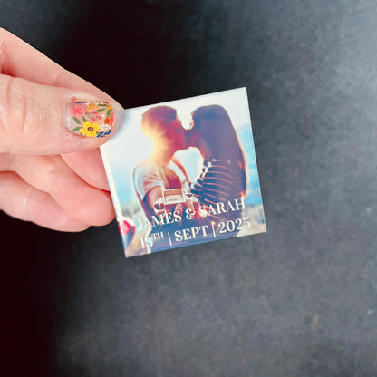 Save the Date 2"x2" Magnets