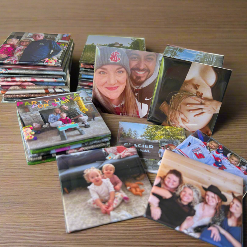 2"x2" Custom Photo Magnets - set of 50