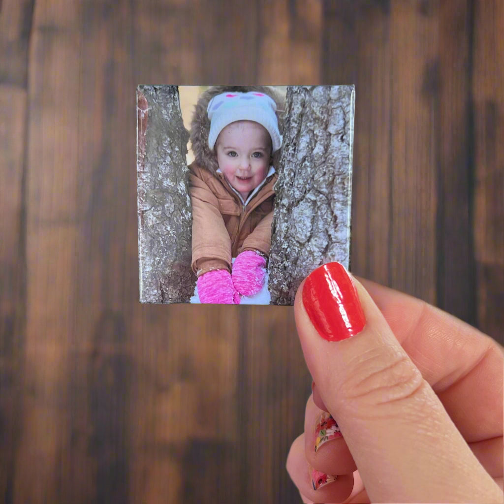 (Bulk 1 Photo) 2"x2" Custom Photo Magnets - set of 24