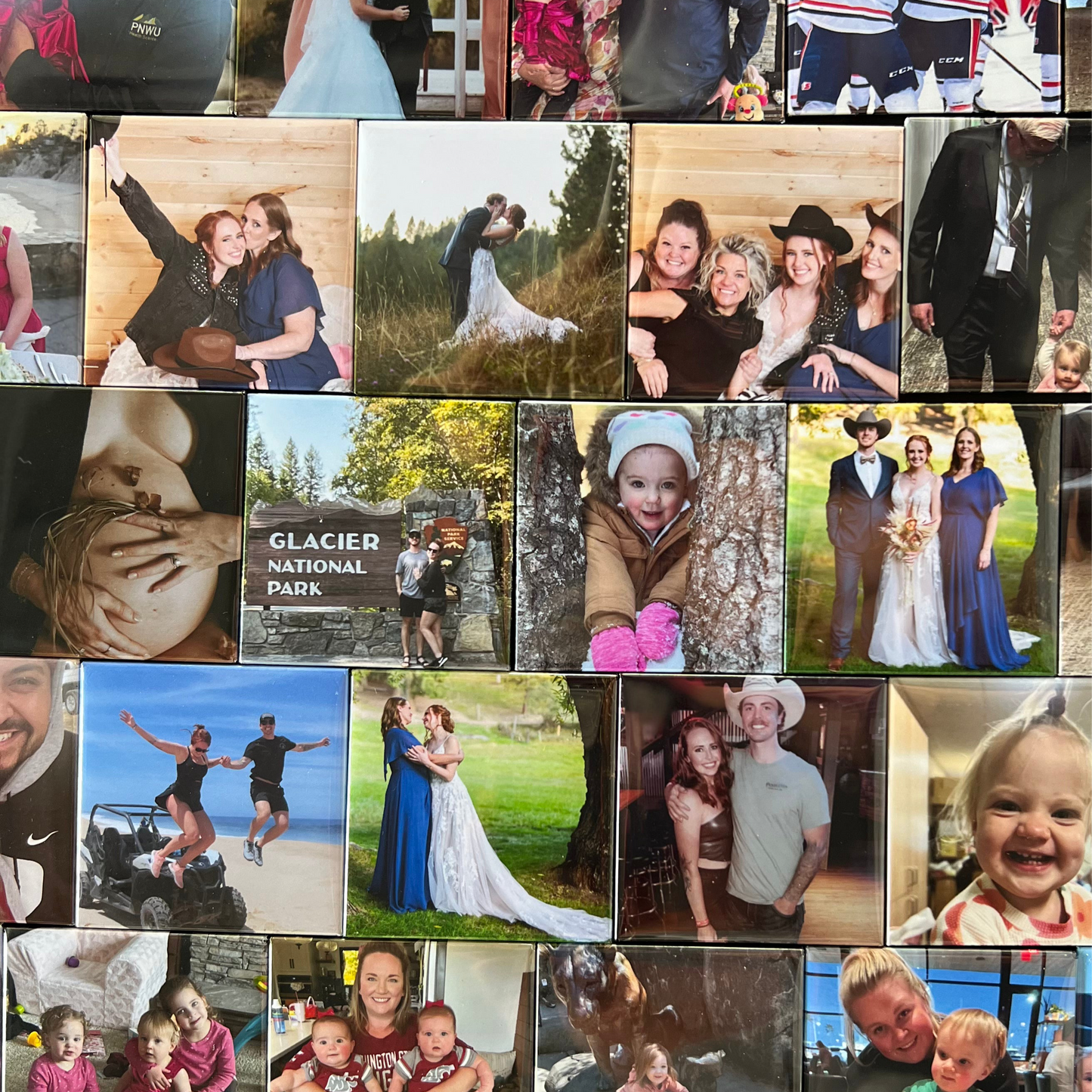 2"x2" Custom Photo Magnets - set of 50